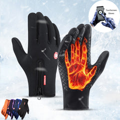 Hyggear Winter Gloves Touch Screen Riding Motorcycle Sliding Waterproof Sports Gloves With Fleece