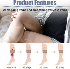 Hyggear Varicose Veins Patch - Natural Relief Treatment for Legs, Spider Varicose Vein and Strengthen Capillary Health