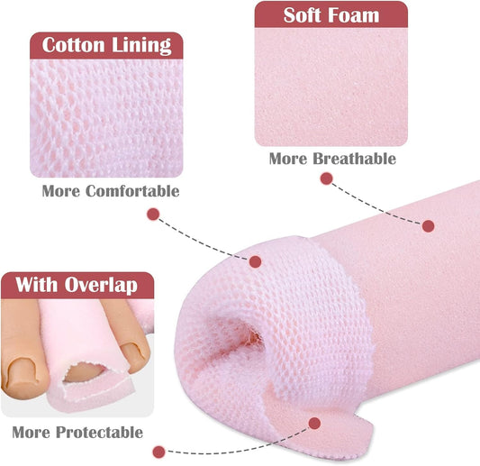 Hyggear™ Hammer Toe Fix - Hammer Toes Sleeve with Overlap Medium Size Roll, Sponge Toe Protectors for Hammer Toes
