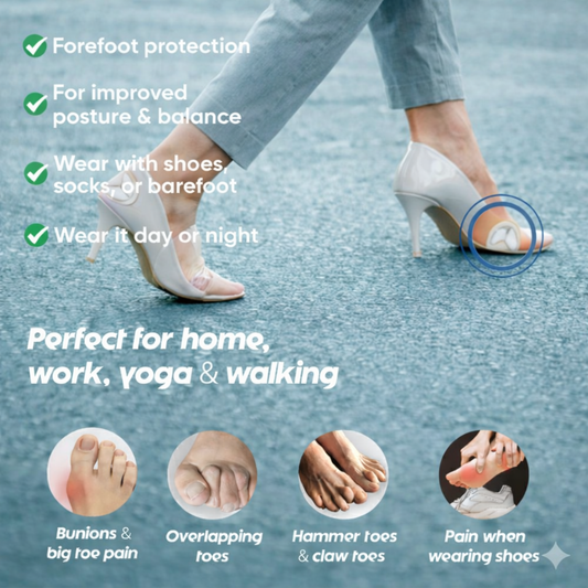 Hyggear Bunion Cushions, Bunion Pain Relief Pads for Protection Against Shoe Pressure and Friction, Self-Adhesive & Water-Resistant, Fits Shoes For Everyone - 87662523456214510