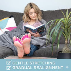 HYGGEAR Pink Toe Separators - Correcting Bunions and Restoring Toes to Their Original Shape