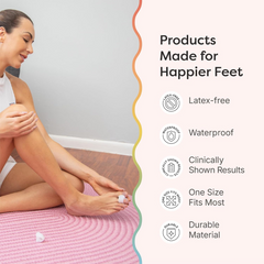 Hyggear Gel Toe Separators for Overlapping Toes, Bunions, Big Toe Alignment, Corrector and Spacer