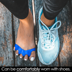 Toe Separators, Spreaders, Spacers, Straightener to Correct Toes for Men and Women, Bunion Corrector, Plantar Fasciitis and Athletic Mobility