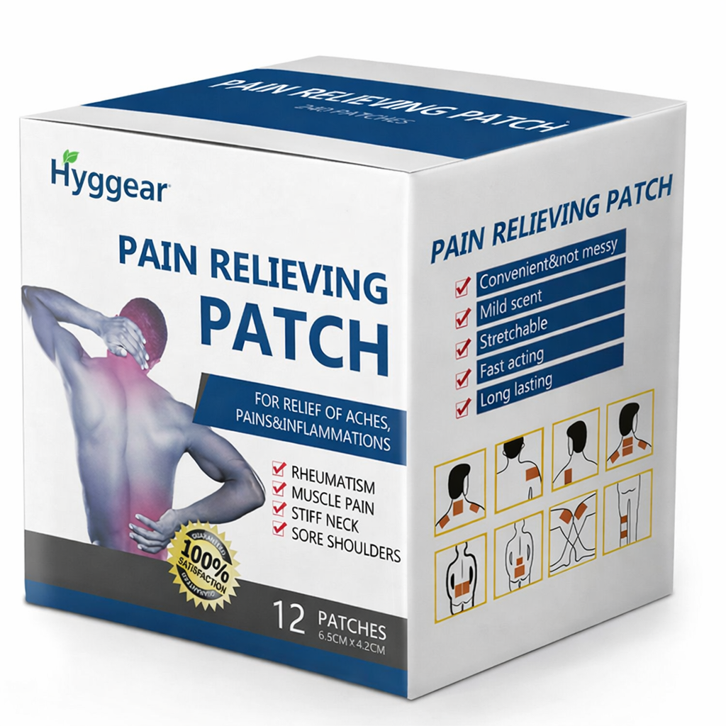 Hyggear Back Pain Relief Patches