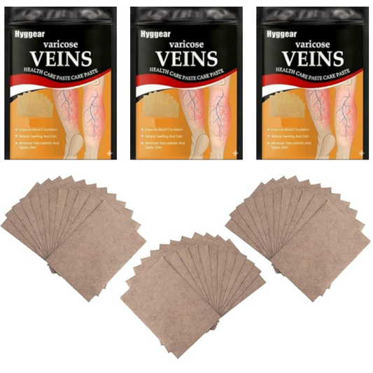 Hyggear Varicose Veins Patch - Natural Relief Treatment for Legs, Spider Varicose Vein and Strengthen Capillary Health